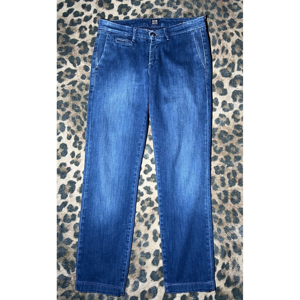 Boggi Milano Jeans Women Size 31 Chino Style Denim Candiani Pants Made In Italy